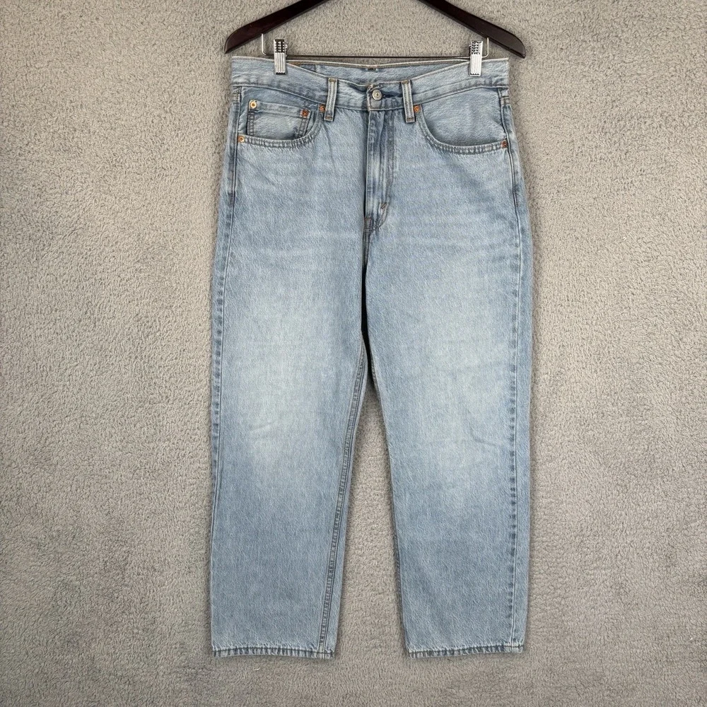 Levis 565 Jeans Mens 32x30 (Fits 32x28) Loose Straight Baggy Light Wash Y2K